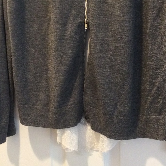 Bailey44 Sweater with faux shirt and zipper detail in the back - Picture 4 of 5